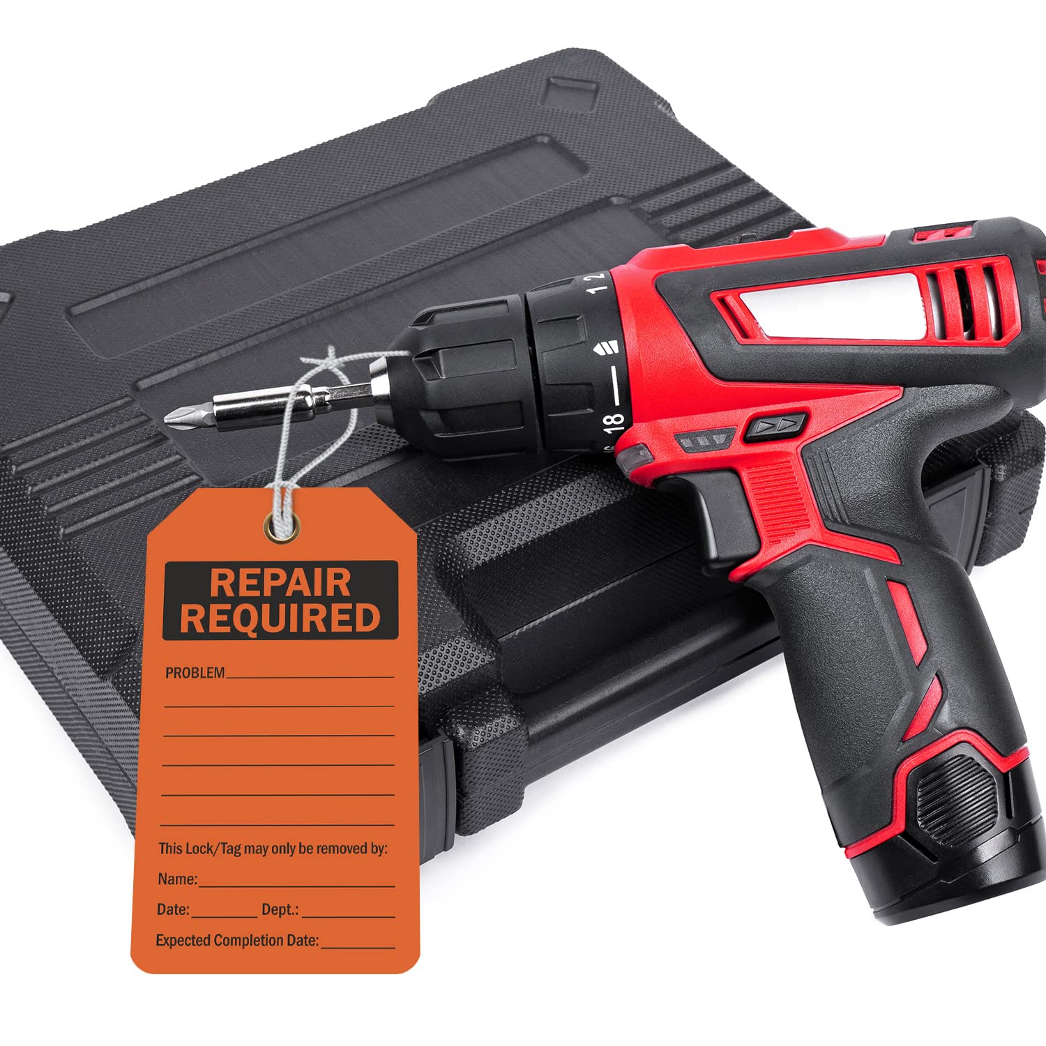 Amazon | 修復必要なプラスチックタグ、25-pack、10 Milビニールタグ